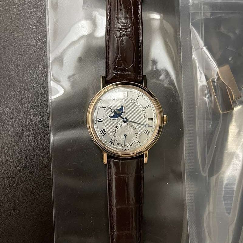 ブレゲ クラシック ムーンフェイズ コピー メンズ 40 mm 時計 buo40603