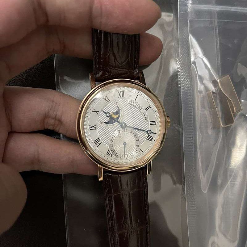 ブレゲ クラシック ムーンフェイズ コピー メンズ 40 mm 時計 buo40603