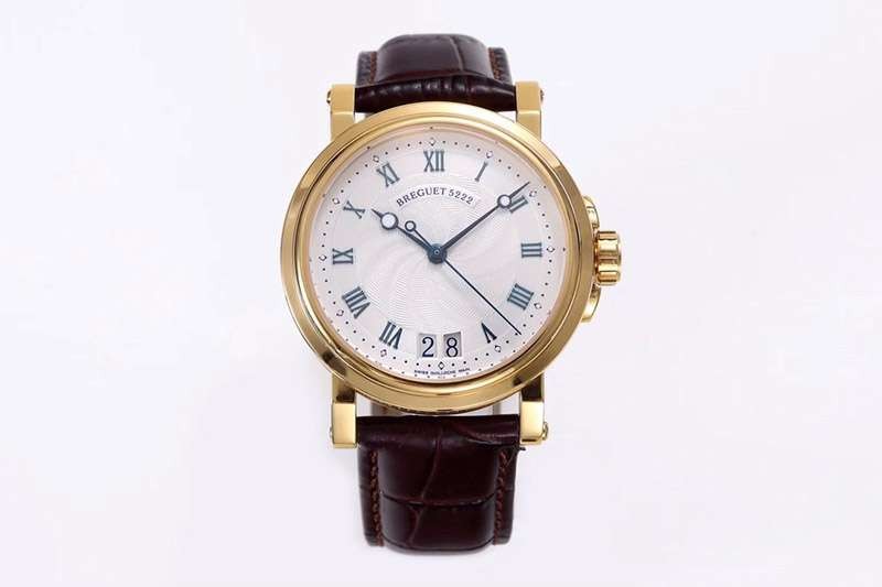ブレゲ マリーンII ラージデイト 偽物 メンズ 39 mm 時計 bux81525