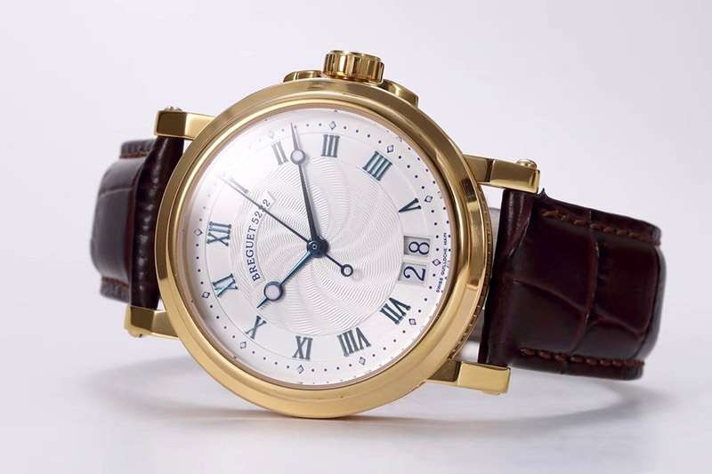 ブレゲ マリーンII ラージデイト 偽物 メンズ 39 mm 時計 bux81525