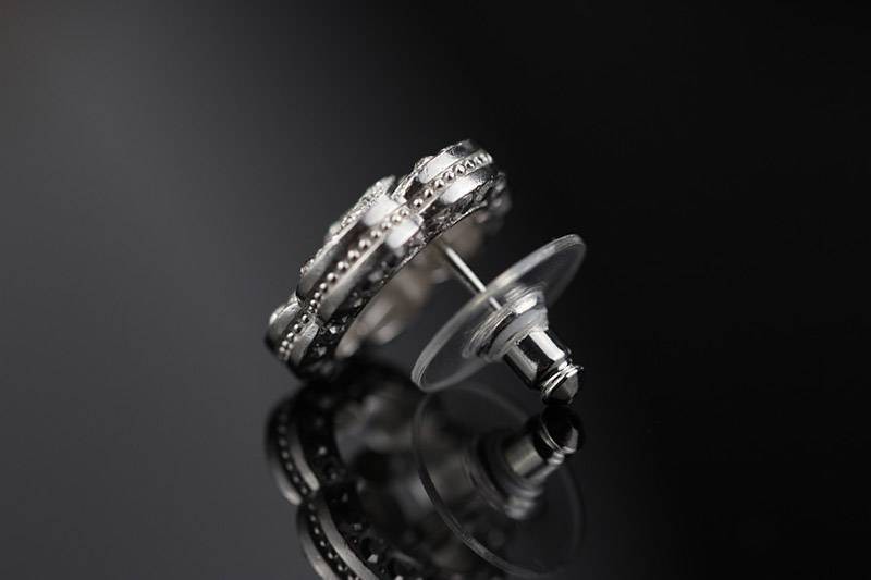 超希少!シャネル ccロゴマーク★お花ピアス 偽物 shc18721