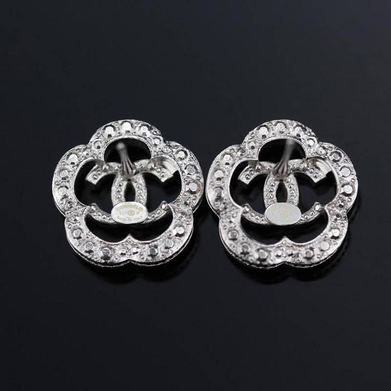 超希少!シャネル ccロゴマーク★お花ピアス 偽物 shc18721