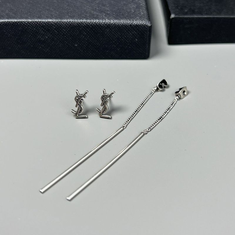 サンローラン YSLスレッダー オピウム ロゴ ピアス コピー Sas47845