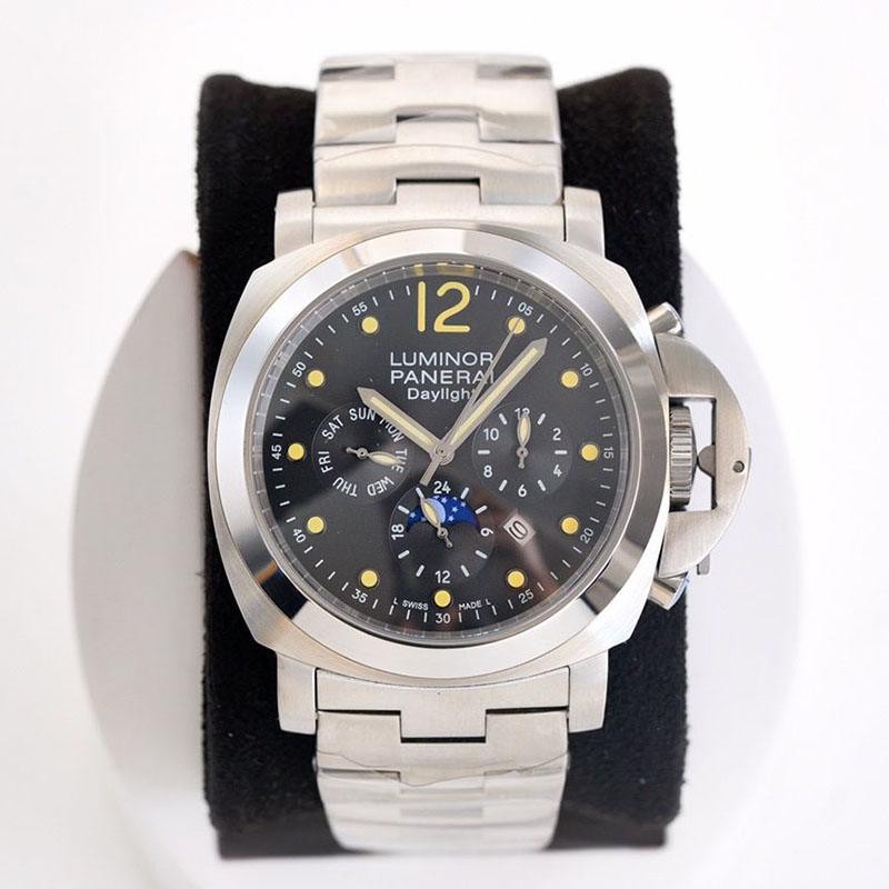 ★日本!!人気!パネライ ルミノール クロノグラフ デイライト 偽物 44mm 2色 pax97932