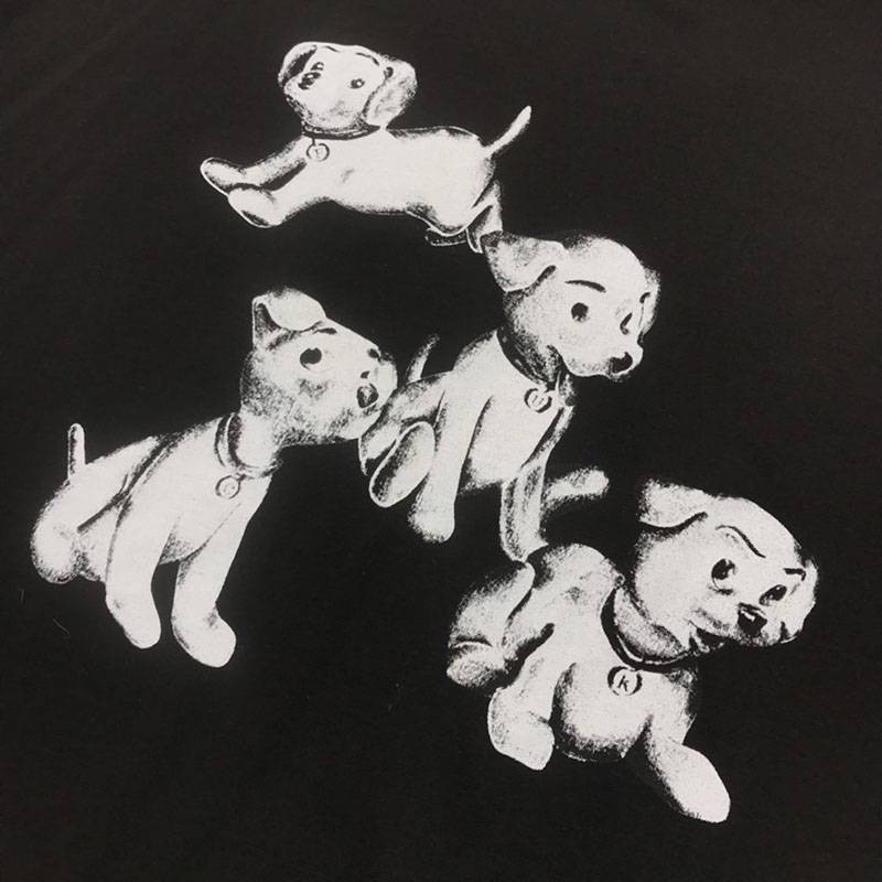 セリーヌ アーティストプリント ルーズTシャツ コピー/ コットン ブラック Cez86971