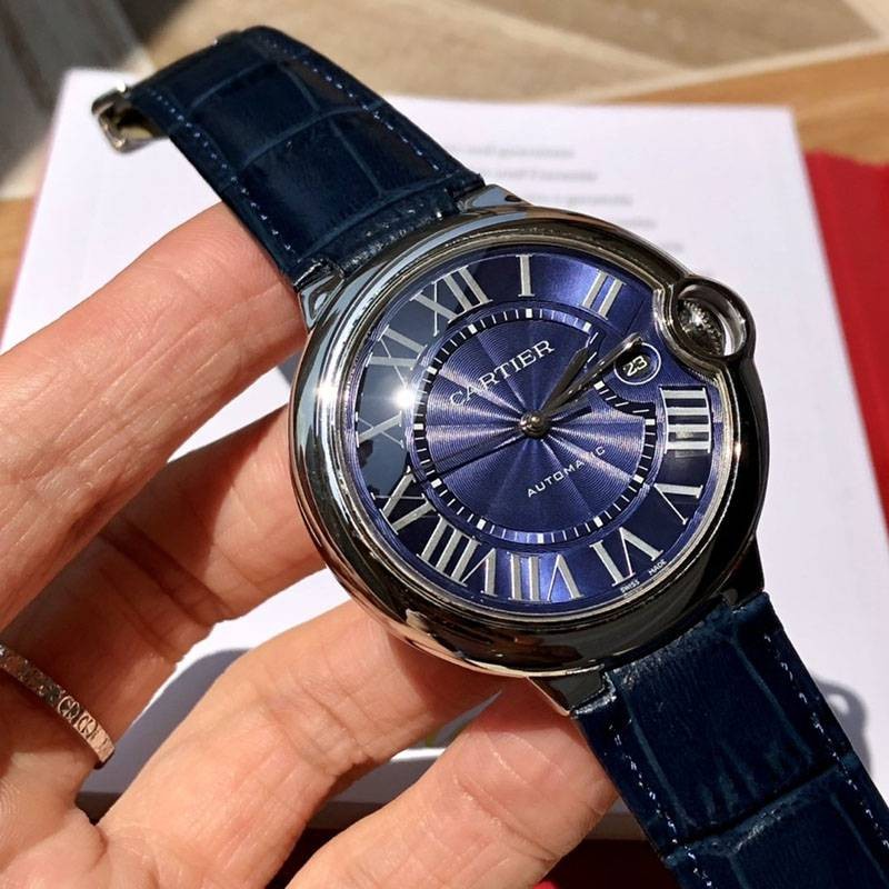 ☆超人気☆カルティエ バロンブルー 42mm 偽物 kau14992