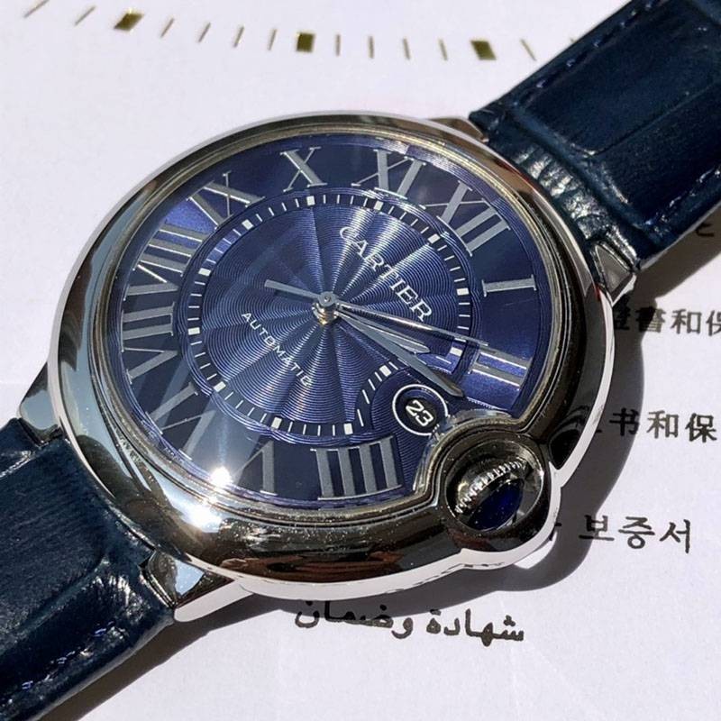 ☆超人気☆カルティエ バロンブルー 42mm 偽物 kau14992