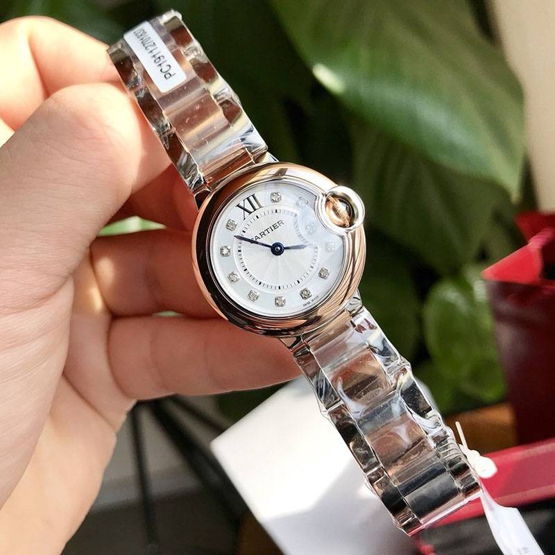 可愛いカルティエ コピー バロンブルー 28mm W3BB0005