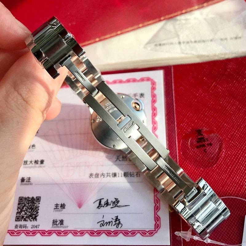 可愛いカルティエ コピー バロンブルー 28mm W3BB0005