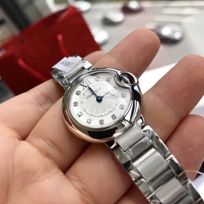 セール ♪カルティエ スーパーコピー バロンブルー 28mm WE902073