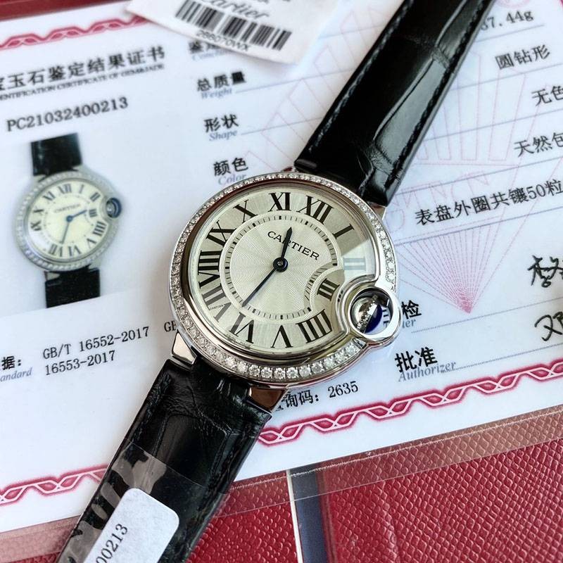 大人気!カルティエ バロンブルー 33mm コピー kaw55093