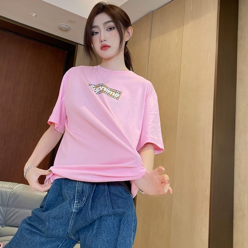 ★日本!!人気!コラボ シュプリーム × バーバリー ボックスロゴ Tシャツ コピー Shv94864