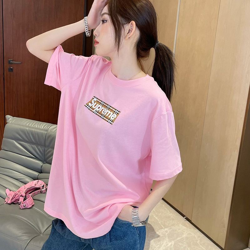 ★日本!!人気!コラボ シュプリーム × バーバリー ボックスロゴ Tシャツ コピー Shv94864