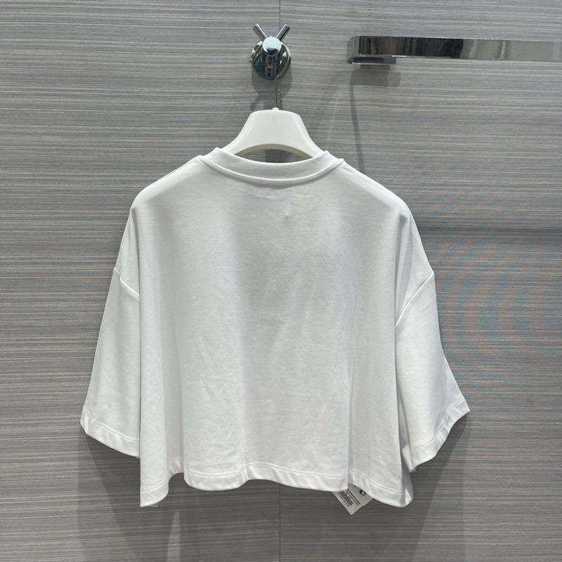 セール ♪プラダ 刺繍入り ジャージー Tシャツ パロディ 半袖☆送料込 puj71082