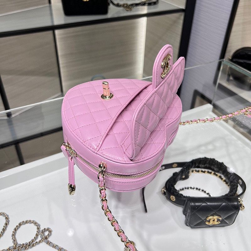 大人気!可愛い♡シャネル ハート ショルダーバッグ 偽物 AS3191Y