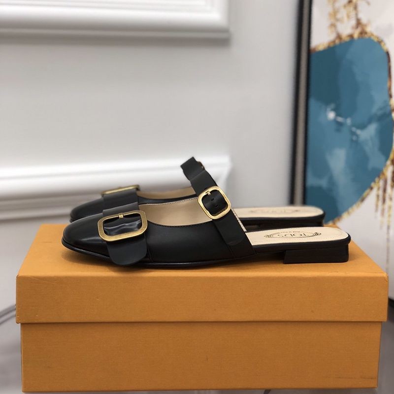 TODS コピー★メタルチェーン フラットサンダル ton04204