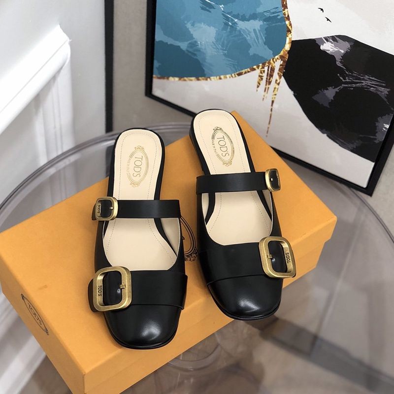 TODS コピー★メタルチェーン フラットサンダル ton04204