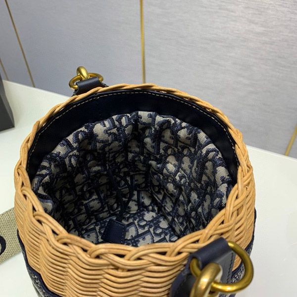 ★eclat雑誌 付録★ディオール 偽物 かごバッグ WICKER オブリーク M7600CMVO_M918