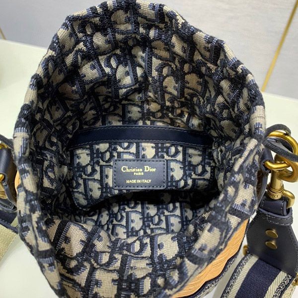 ★eclat雑誌 付録★ディオール 偽物 かごバッグ WICKER オブリーク M7600CMVO_M918