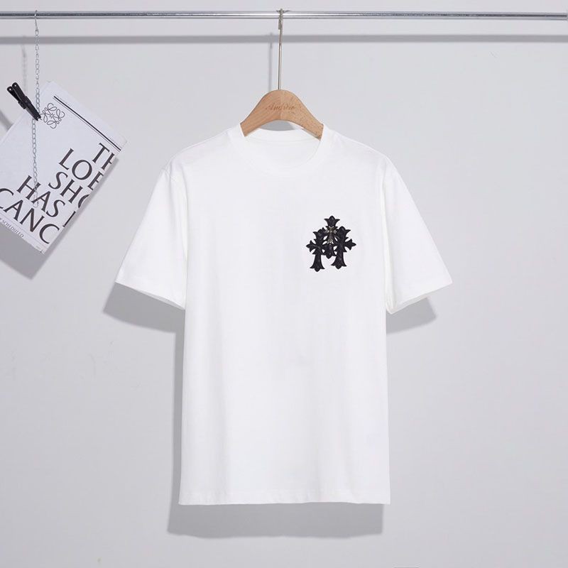 レア!クロムハーツ スーパーコピー トリプルクロスロゴ Tシャツ 2色 Kuo25360