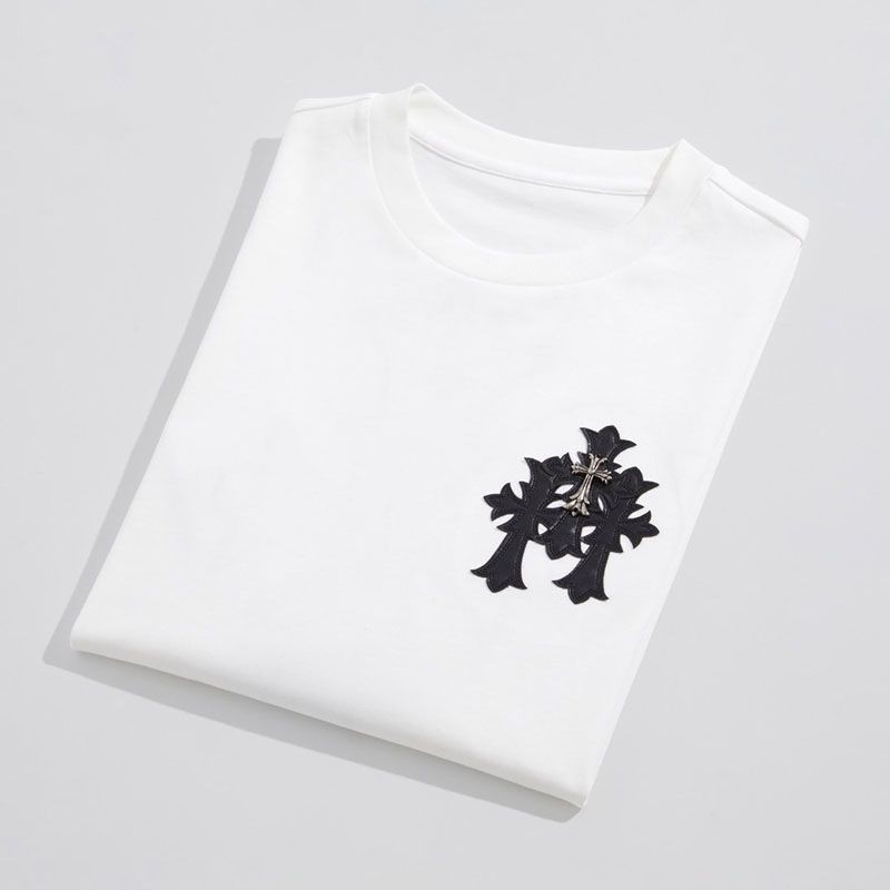 レア!クロムハーツ スーパーコピー トリプルクロスロゴ Tシャツ 2色 Kuo25360
