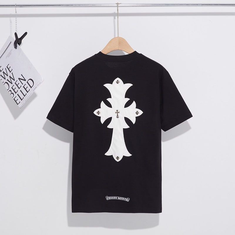 レア!クロムハーツ スーパーコピー トリプルクロスロゴ Tシャツ 2色 Kuo25360