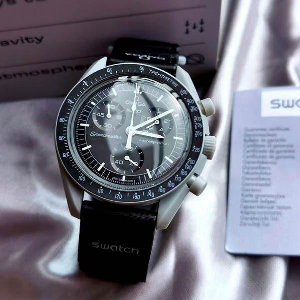 オメガ スウォッチ 偽物★バイオセラミック ムーンズウォッチ 42mm omz41918