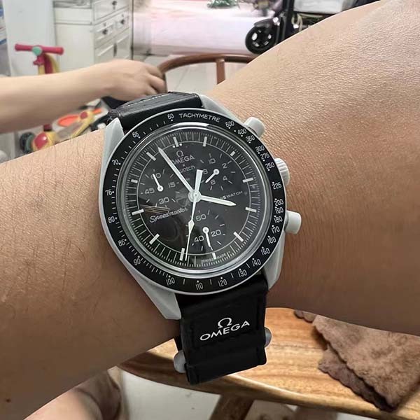 オメガ スウォッチ 偽物★バイオセラミック ムーンズウォッチ 42mm omz41918