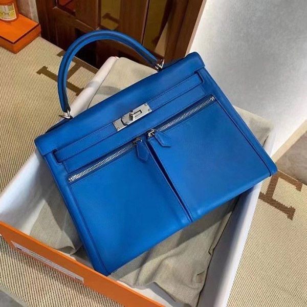 大人気!エルメス ケリー 偽物 32cm 内縫トゴ シルバー金具 erg23146