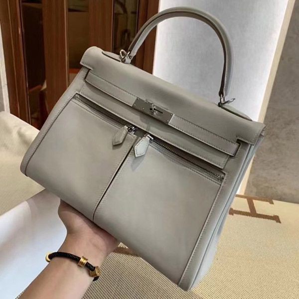 超希少!エルメス ケリー コピー 32cm 内縫トゴ シルバー金具 erp94746