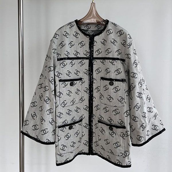 シャネル☆ジャケット コットン ジャカード スーパーコピー shg34565