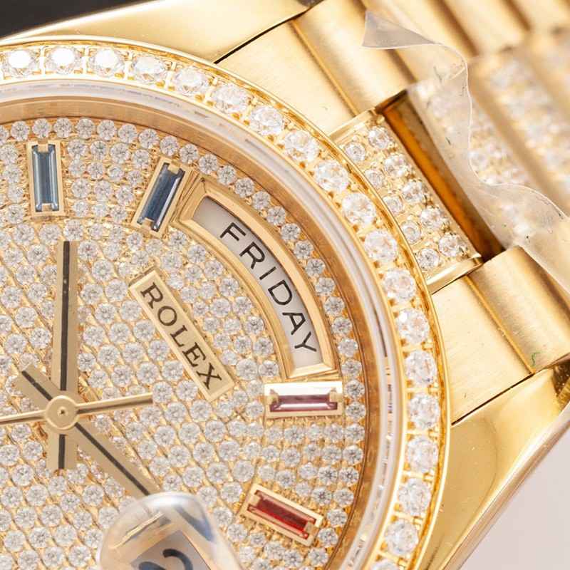 ロレックス デイトジャスト 偽物 全面ダイヤ 36mm roj94099