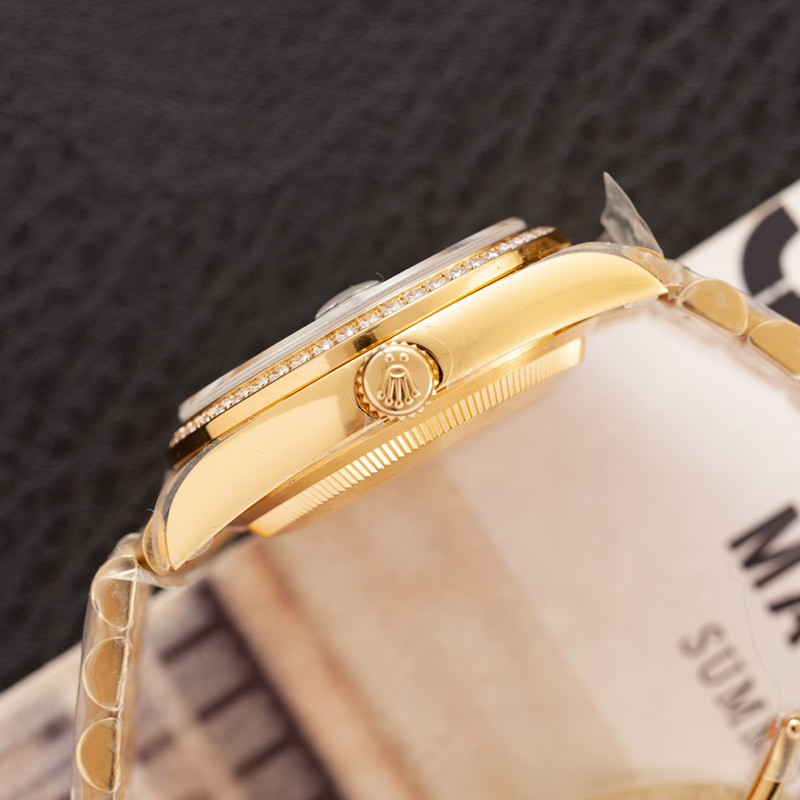 ロレックス デイトジャスト 偽物 全面ダイヤ 36mm roj94099