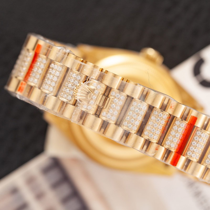 ロレックス デイトジャスト 偽物 全面ダイヤ 36mm roj94099