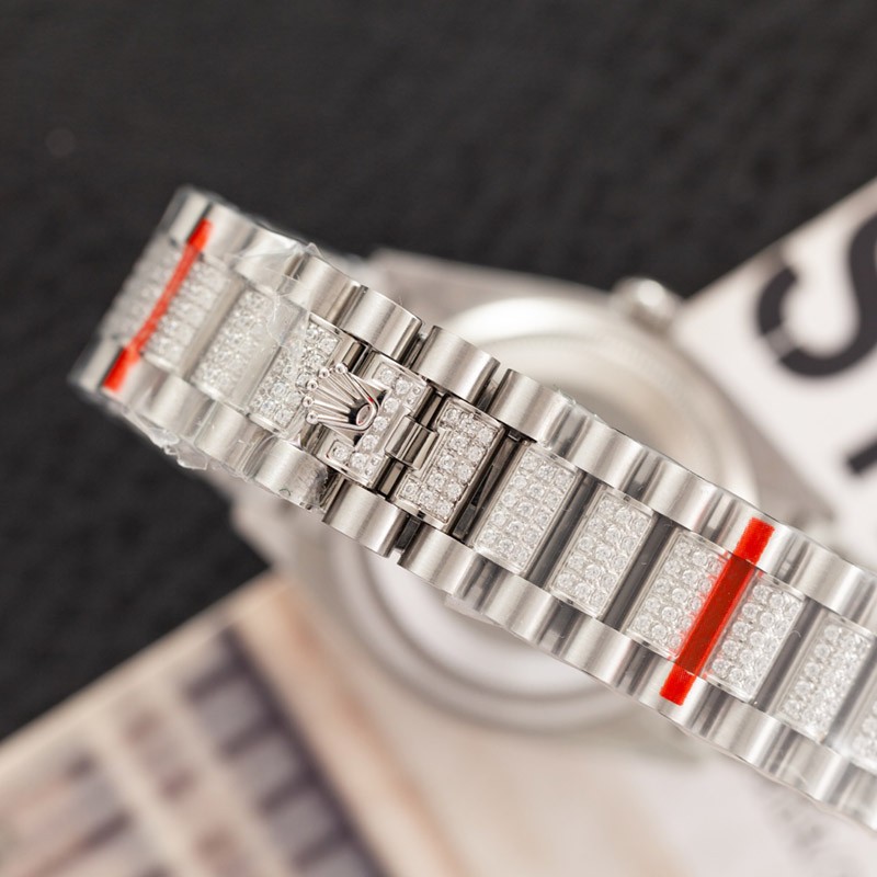 ロレックス デイトジャスト 偽物 全面ダイヤ 36mm rod18329