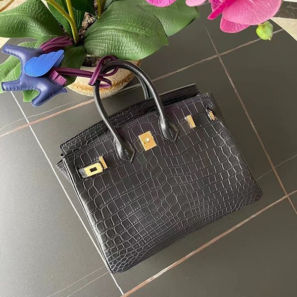 新色☆希少 エルメス クロコダイル バーキン 25 eri58452