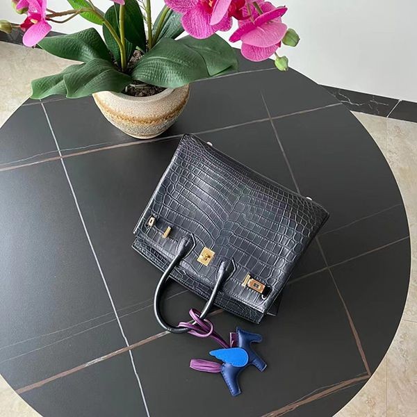 新色☆希少 エルメス クロコダイル バーキン 25 eri58452