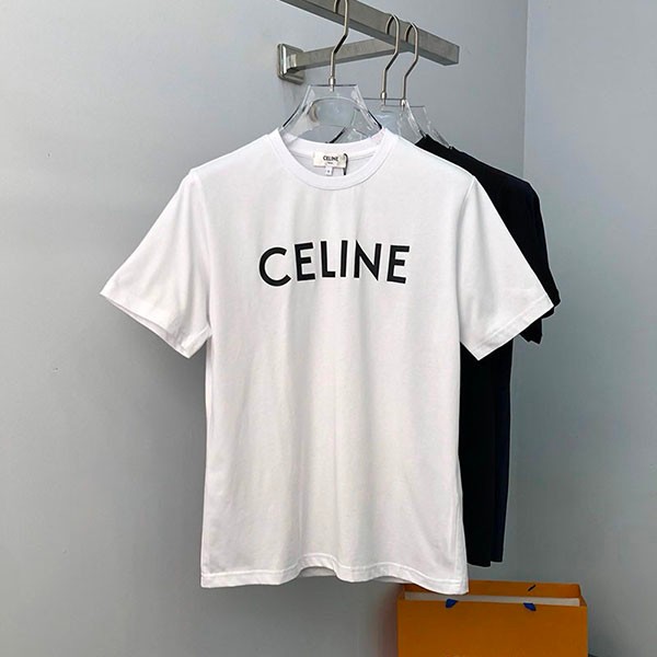 セリーヌ Tシャツ コピー クラシック ロゴ クルーネック 2X308916G コットンジャージー 半袖