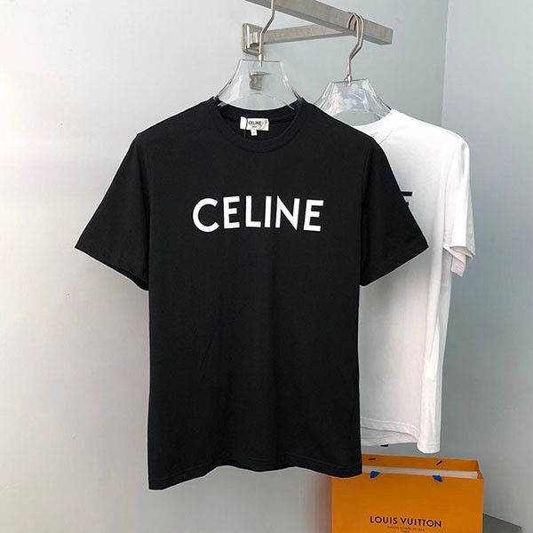 セリーヌ Tシャツ コピー クラシック ロゴ クルーネック 2X308916G コットンジャージー 半袖