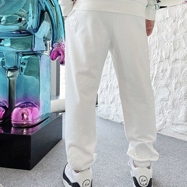 クロムハーツ 偽物 セメタリークロス コットン スウェットパンツ 2色 Kum27877