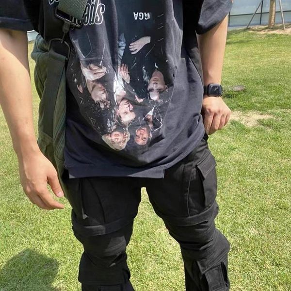 ★日本!!人気!バレンシアガ ヴィンテージジャージー逆さま特大Tシャツ bal13702