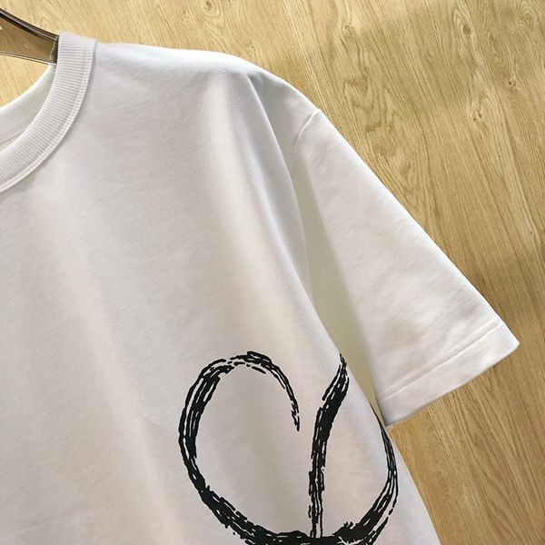 超希少!ロエベ★アナグラム ロゴ コットン 半袖 Tシャツ コピー loy21996