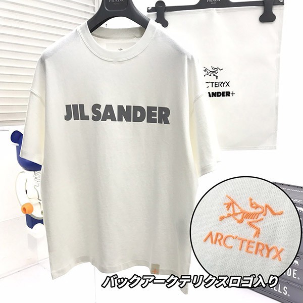 セール ♪ジルサンダー アークテリクス tシャツ 偽物 リフレクティブ コラボTシャツ 男女兼用 Jik36565