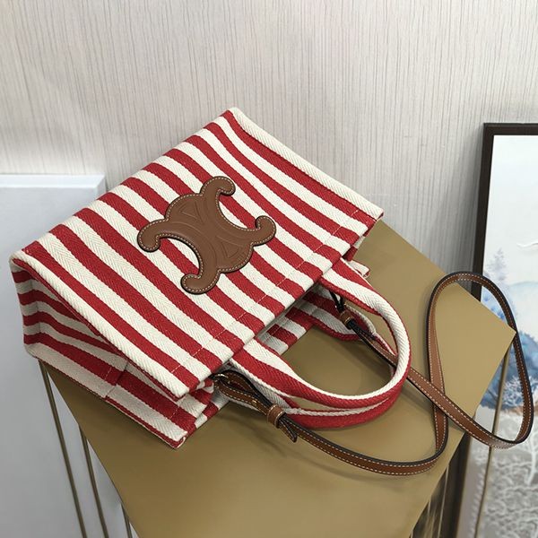 セリーヌ スモール カバ タイス ストライプトートバッグ 偽物 Cec74920