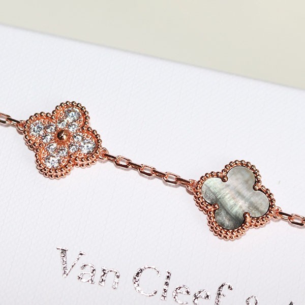 欲しい♡超限定♪ヴァンクリーフ&アーペル*ヴィンテージ偽物 アルハンブラ ブレスレット vah27940