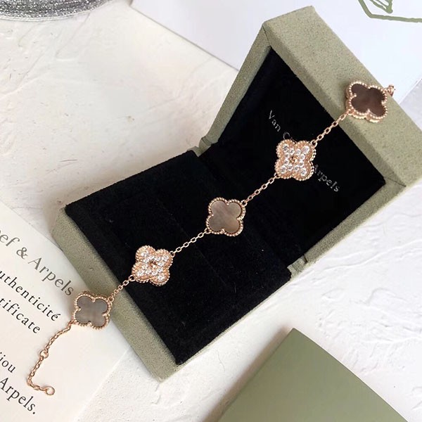 欲しい♡超限定♪ヴァンクリーフ&アーペル*ヴィンテージ偽物 アルハンブラ ブレスレット vah27940