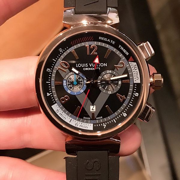 ルイヴィトン 偽物 タンブール クロノグラフ 41mm vuw93611