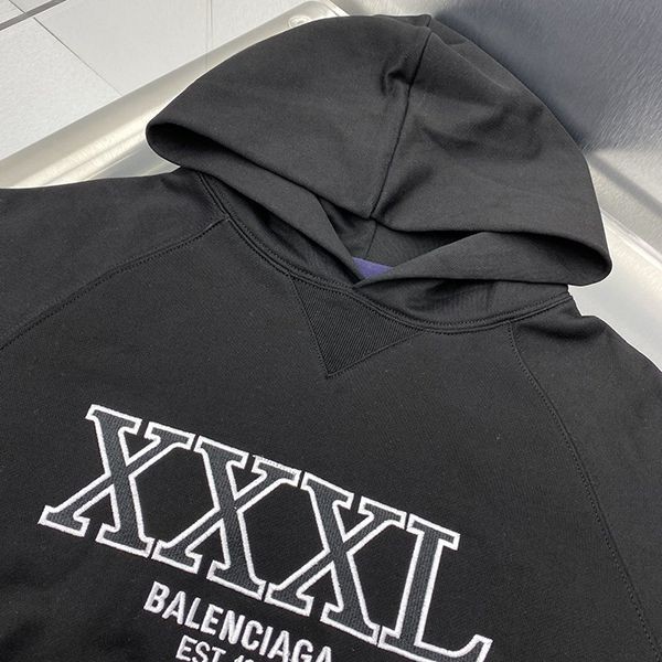 バレンシアガ XXXL ロゴ フリース フーディ コットン 偽物 2色