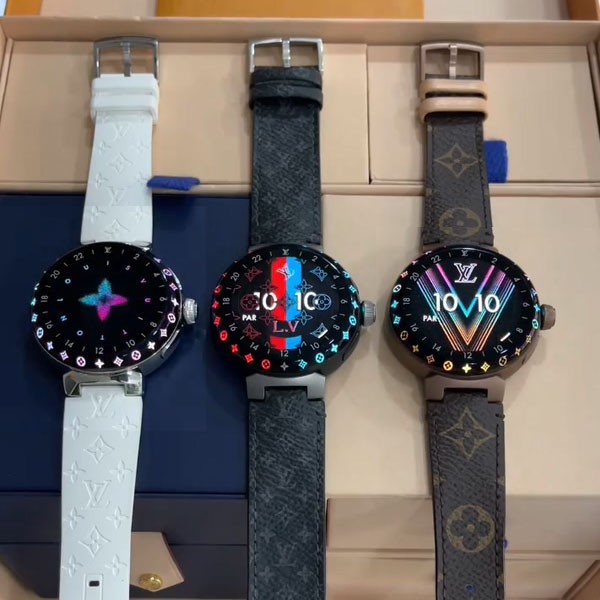 ルイヴィトン タンブール ホライゾン ライト・アップ ウォッチ 3色 QAD02Z