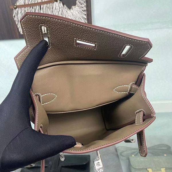 エルメス アッカド コピー Hac a dos PM GM バックパック トゴ エトゥープ シルバー金具